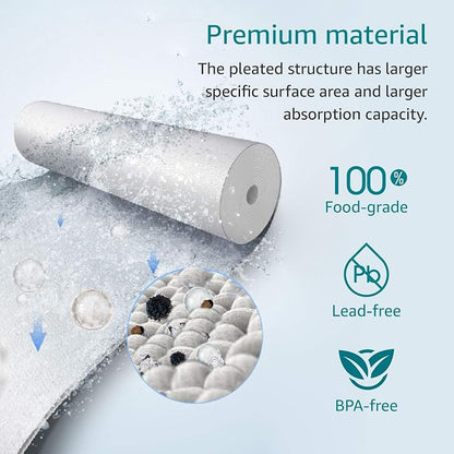 AQUA CREST AP110 Whole House Water Filter, Sediment Filter, 5 Micron, - Image 4