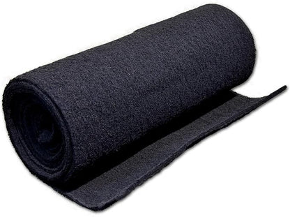 Carbon Fine Filter Media, 3/8" Thick, Ponds or Water Gardens, Made in USA by TheFilterPro