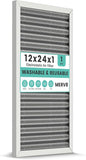 12x24x1 HVAC Furnace Air Filter, Washable Electrostatic Furnace Filter by KEYINGXUAN