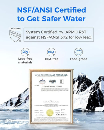 Waterdrop Water Filter for Sink Faucet, Filter Life Reminder, 320 Gallon Tap - Image 7