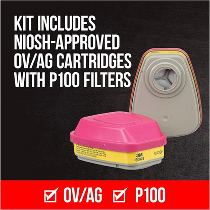 3M - 65023QLHA1-C Pro MultiPurpose Respirator - Image 4