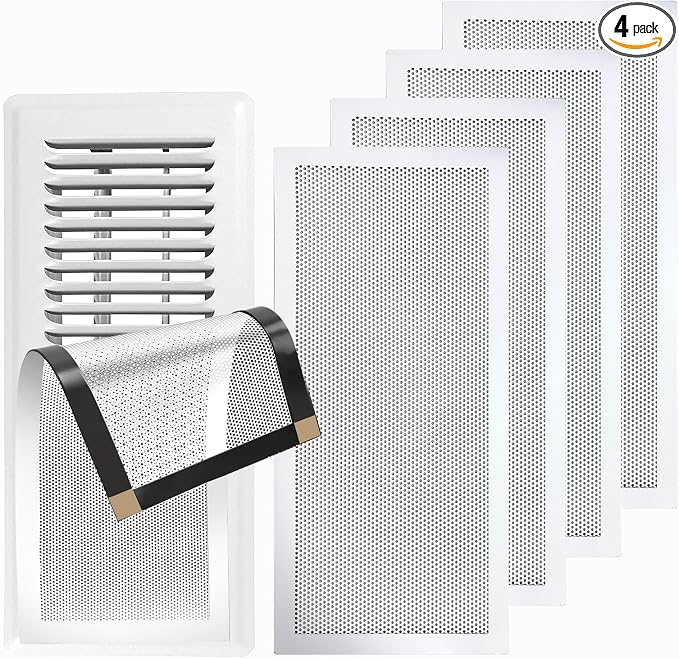 4-Pack 5"x11" White Powerful Magnetic Vent Covers by Unknown