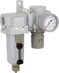PneumaticPlus SAU420-N06G-MEP Compressed Air Filter Regulator Combo 3/4" NPT by PneumaticPlus