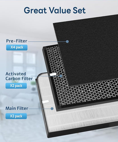 8 Pack AD3000 / AD3500 Replacement Filter Compatible - Image 4