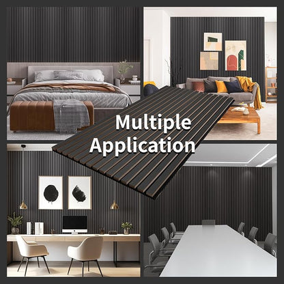 Wood Slat Wall Panel, 3D Soundproof Wall Panels, Large Acoustic Panels - Image 6