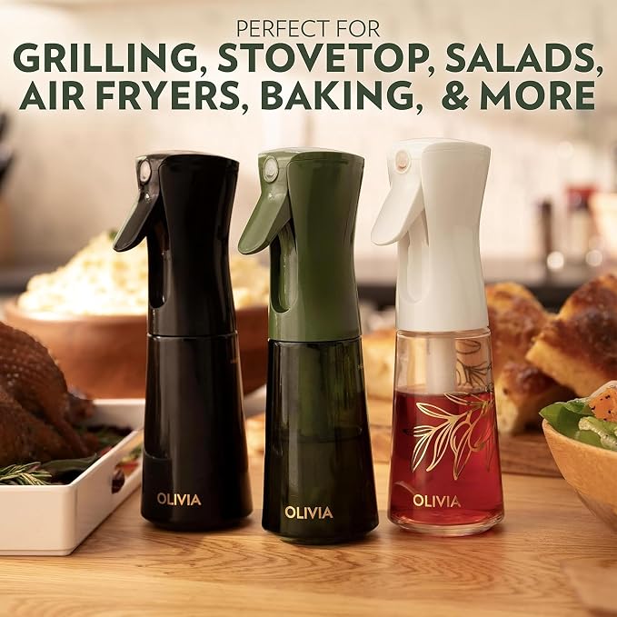 FLAIROSOL OLIVIA Oil Sprayer for Cooking, 200ml Glass Olive Oil Sprayer - Image 6