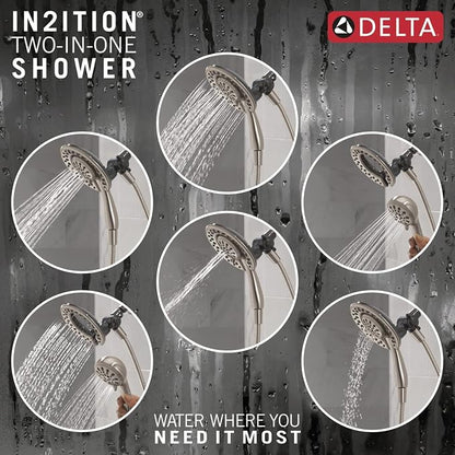 Delta 4-Setting In2ition 2-in-1 Dual Shower Head - Image 5
