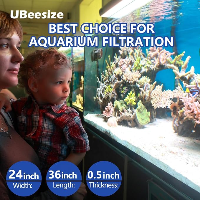 UBeesize Aquarium Filter Media Floss, High Efficiency Aquarium Filter Material - Image 5