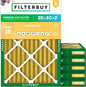 Filterbuy 28x30x2 Air Filter MERV 11 Superior Pet & Allergy Defense, by Filterbuy