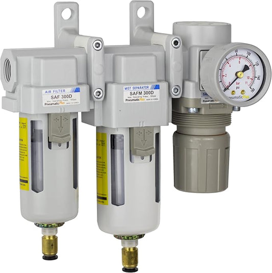 PneumaticPlus SAU330-N03DG Three Stage Air Drying System Particulate Air Filter by PneumaticPlus