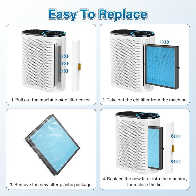4 Pack MK04 Air Filter Replacement - Image 8