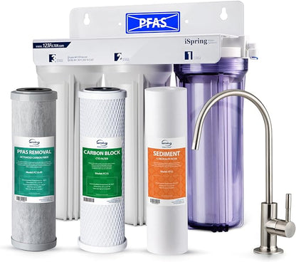 iSpring US31-PF Classic 3-Stage Under Sink Water Filtration System by iSpring