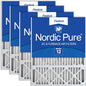 Nordic Pure 20x25x5 Lennox X6673 X6675 Replacement MERV 12 Air Filters 4 Pack by NordicPure