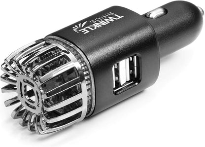 Car Air Purifier Ionizer - 12V Plug-in Ionic Anti-Microbial Car Deodorizer - by TWINKLE+BIRDS