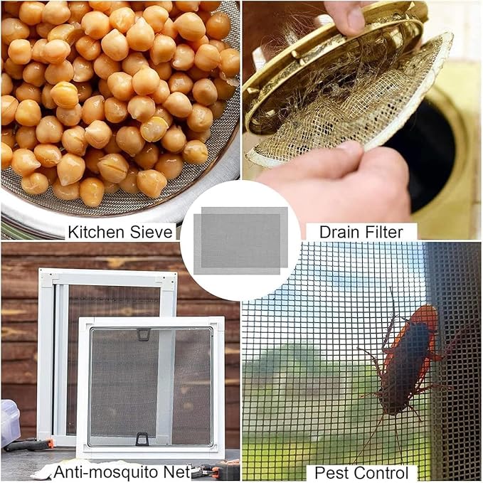 20 Mesh Stainless Steel Woven Wire, High-Density Ventilation Protecting Mesh - Image 7