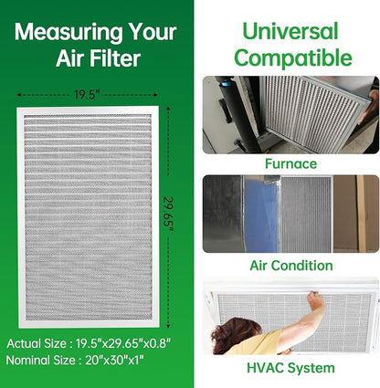 20x30x1 Air Filter Electrostatic Filter Reusable Washable HVAC AC Furnace Filter - Image 4