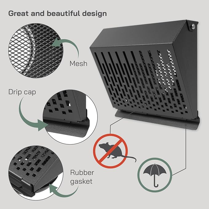 Vent Systems 4" Inch Exhaust Vent Cover - Image 3