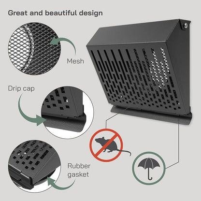 Vent Systems 4" Inch Exhaust Vent Cover - Image 3