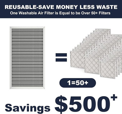 14x25x1 Reusable Air Filter, Electrostatic, Washable Lasts a Lifetime, Breathe - Image 2