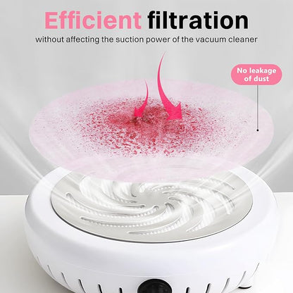 200 Sheets Nail Dust Collector Filter Paper Disposable Nail Dust Filters - Image 4