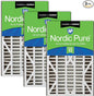 Nordic Pure Air Bear Cub 16x25x3 Air Filter Replacement MERV 13 Plus Carbon 3 by NordicPure