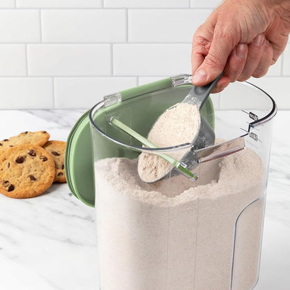 ProKeeper+ Airtight Food Storage Container Set – Clear Plastic Flour and Sugar - Image 6