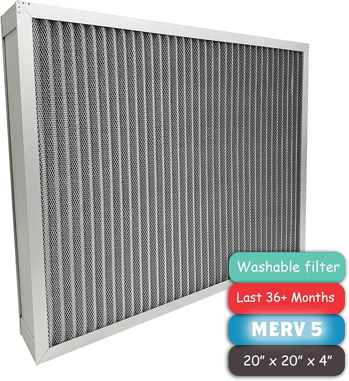 Washable Air Filter, Aluminum Electrostatic Air Filter - Image 4