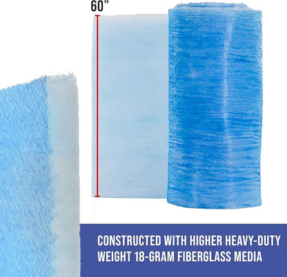 Master Airbrush Elite Paint Spray Booth Exhaust Filter Roll 60" x 200' - Image 3