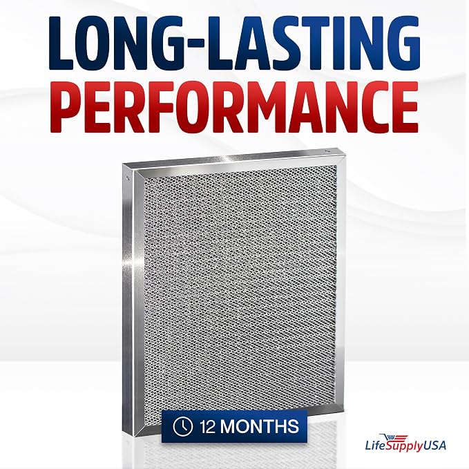 20x20x1 Electrostatic Air Filter, MERV 8, Reusable Furnace AC/HVAC Filter - Image 4