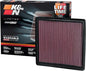 K&N High-Flow Original Lifetime Engine Air Filter: Increase Performance by KNEngineeringInc
