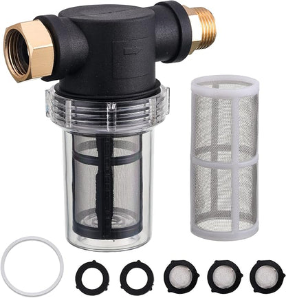 JOEJET Garden Hose Filter, Sediment Filter Attachment by JOEJET