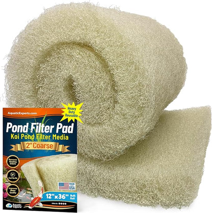 Aquatic Experts Cream COARSE Pond Filter Pad by AquaticExperts