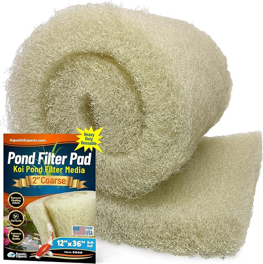 Aquatic Experts Cream COARSE Pond Filter Pad by AquaticExperts