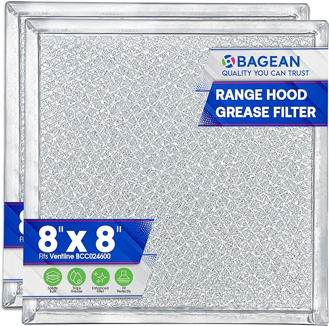 Bagean Stove Vent Filter 8x8 inch BCC024600 Compatible by Bagean