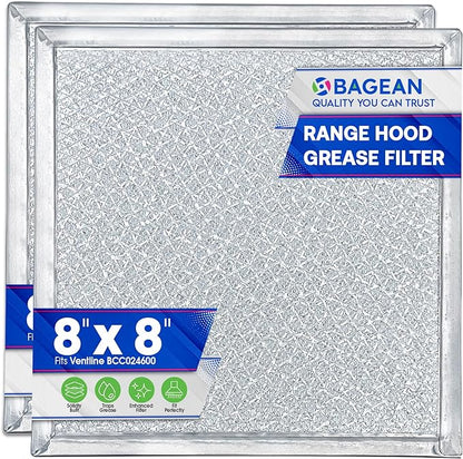 Bagean Stove Vent Filter 8x8 inch BCC024600 Compatible by Bagean