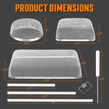 TONDA RV Furnace Vent Screen, Bug Screens Heater Vent Cover - Image 2