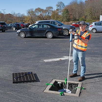PIG Adjustable Frame Storm Drain Filter | Traffic Safe Sediment Filter | Inside - Image 4