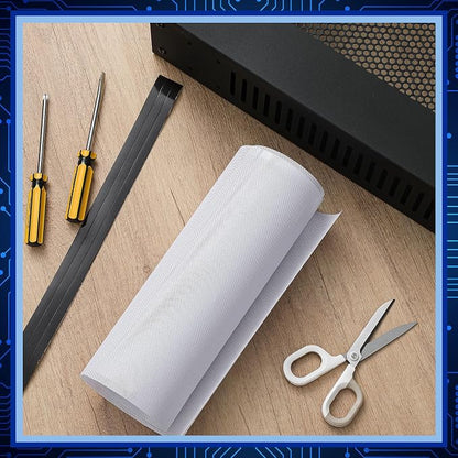 Woanger 2 Pcs 1000 x 300 mm DIY PC Case Dust Filter PC Fan Mesh Filter Air Vent - Image 7