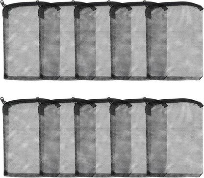 AQUANEAT 10pcs Aquarium Filter Media Bags, Fish Tank Coarse Mesh Bags by Aquaneat