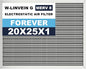 20x25x1 Reusable Air Filter, Electrostatic, Washable Lasts a Lifetime, Breathe by Betterlifeishere
