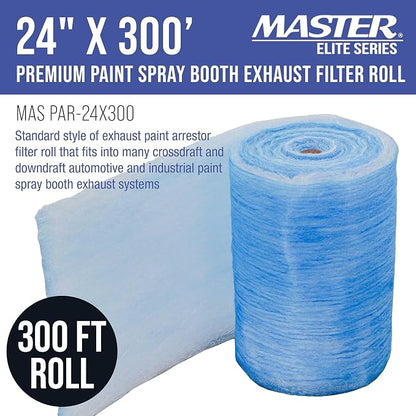 Master Airbrush Elite Paint Spray Booth Exhaust Filter Roll 24" x 300' - Image 2