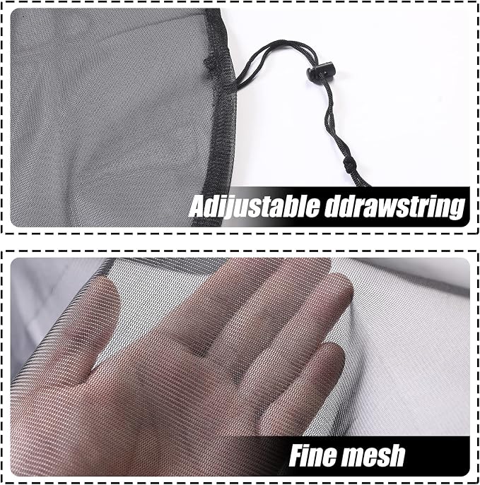 37.5 Inch Mesh Cover for Rain Barrel, Rain Bucket Leaf Filter Screen Cover - Image 2