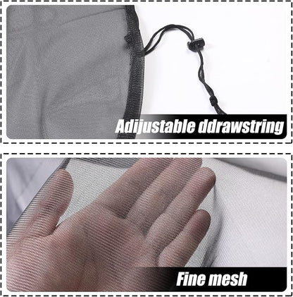 37.5 Inch Mesh Cover for Rain Barrel, Rain Bucket Leaf Filter Screen Cover - Image 2