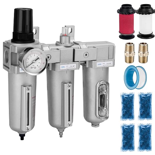 NANPU 1/2" NPT Industrial Grade 3 Stage Air Drying System by NANPU