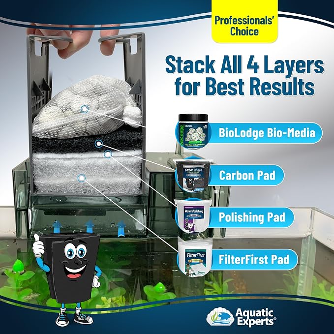 Aquarium Carbon Pad – Cut‑to‑Fit Carbon Infused Filter Pad Media - Image 5