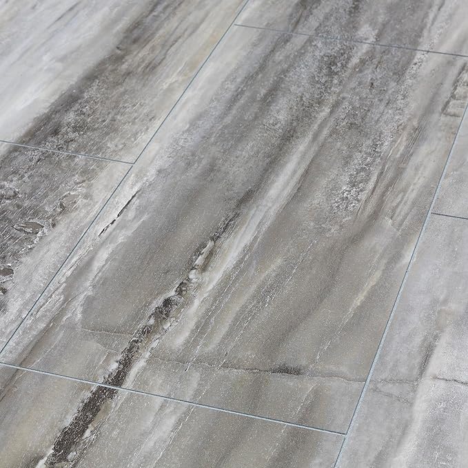 Palisade 78in x 60in x 30in Waterproof Vinyl Shower Surround Kit with Accessories in Louvre Granite