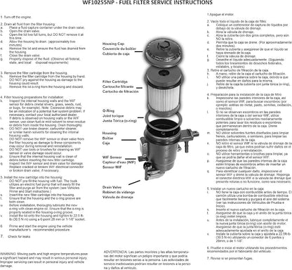 Kit for Dodge Ram 6.7L Diesel Cummins Fuel Filter & Fuel/Water Seperator Set - Image 2