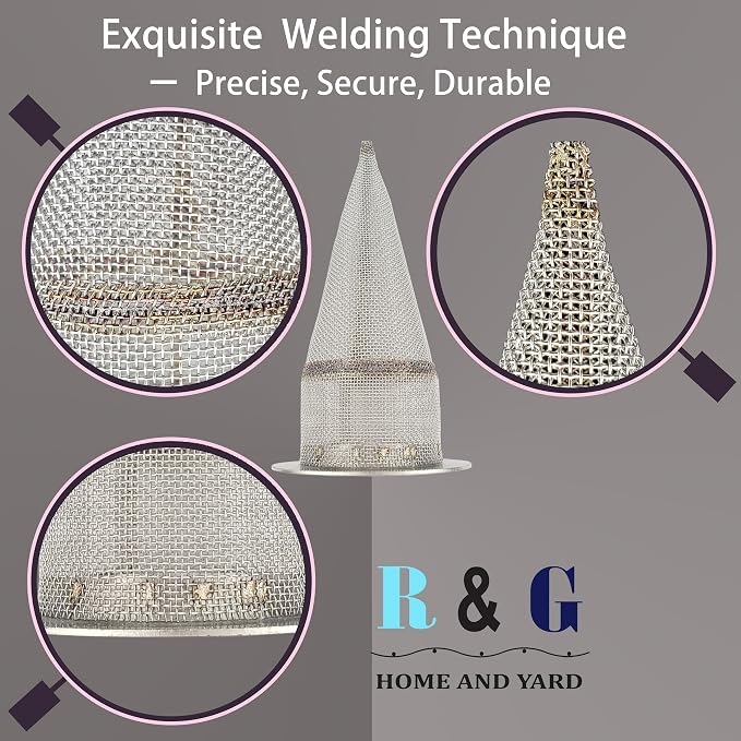 1 PC-Cone-Type Stainless Steel Spark Arrestor Screen 1.625” - Image 6