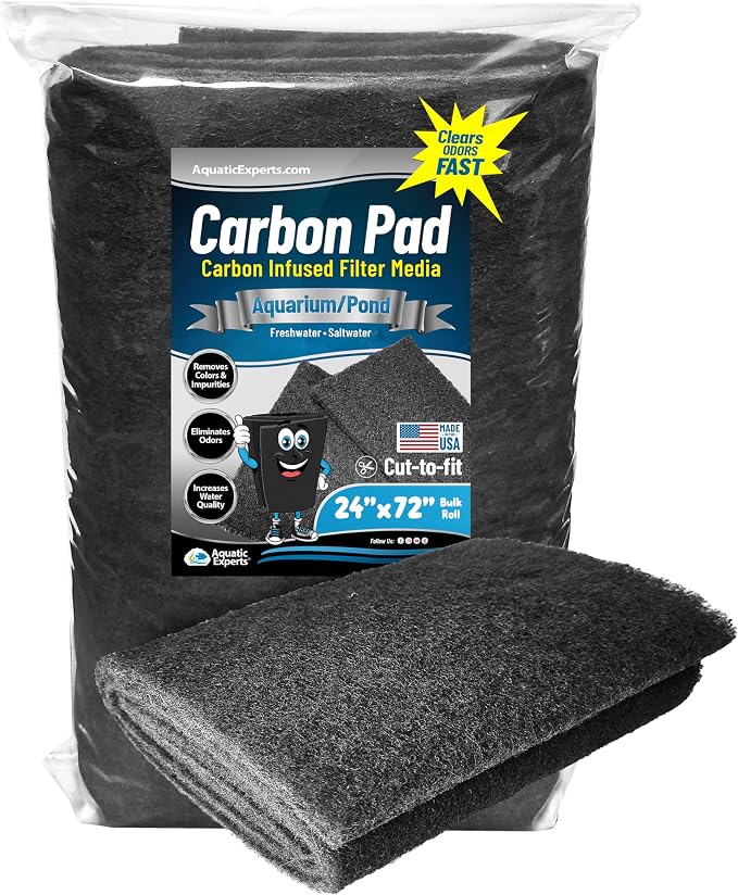 Aquarium Carbon Pad by AquaticExperts