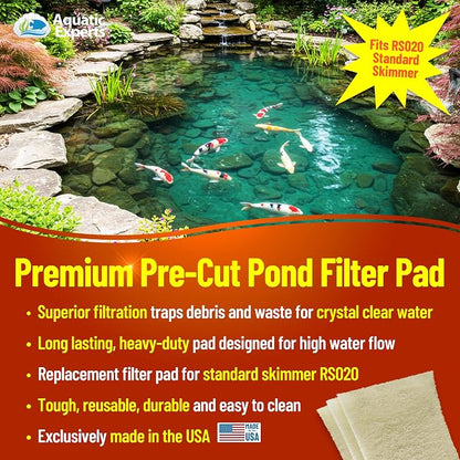 Aquatic Experts Beige COARSE Pond Filter Pad - Image 2